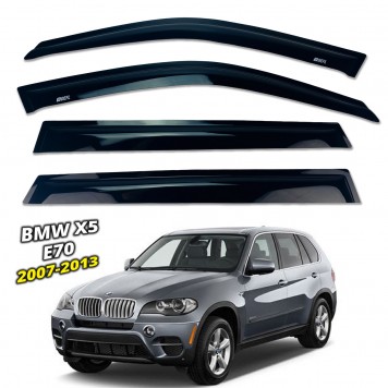 Дефлекторы окон BMW X5 E70 2007-2013 (DEFL) Q2 